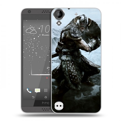 Дизайнерский пластиковый чехол для HTC Desire 530 Skyrim