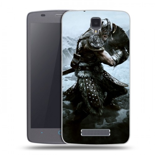 Дизайнерский силиконовый чехол для ZTE Blade L5 Skyrim