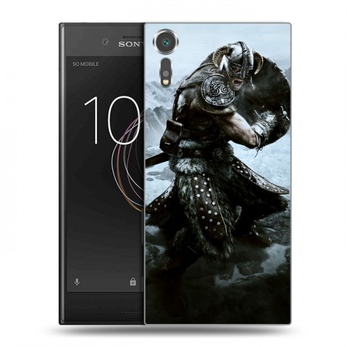 Дизайнерский пластиковый чехол для Sony Xperia XZs Skyrim