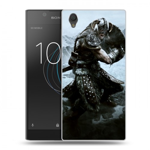 Дизайнерский пластиковый чехол для Sony Xperia L1 Skyrim