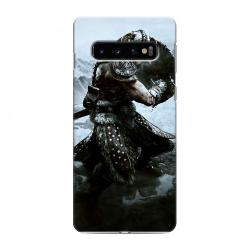 Дизайнерский силиконовый чехол для Samsung Galaxy S10 Skyrim