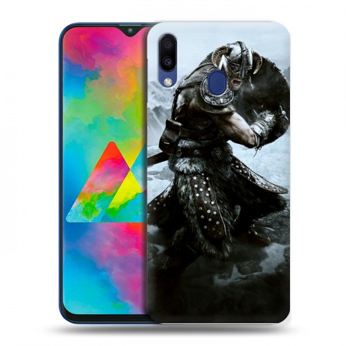 Дизайнерский пластиковый чехол для Samsung Galaxy M20 Skyrim