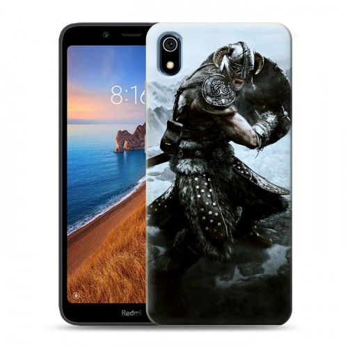 Дизайнерский силиконовый чехол для Xiaomi RedMi 7A Skyrim