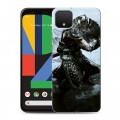 Дизайнерский пластиковый чехол для Google Pixel 4 Skyrim