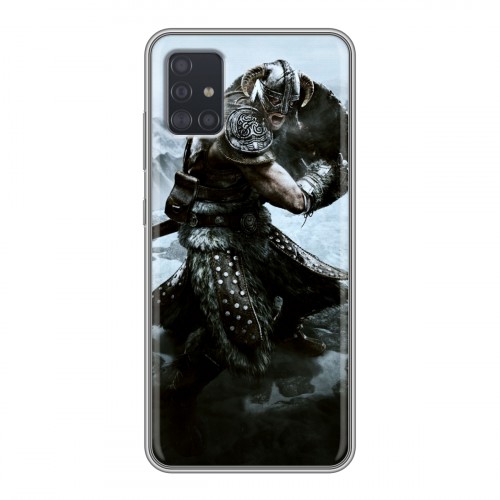 Дизайнерский силиконовый чехол для Samsung Galaxy A51 Skyrim