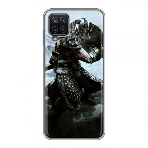 Дизайнерский силиконовый чехол для Samsung Galaxy A12 Skyrim