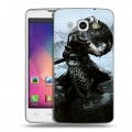 Дизайнерский пластиковый чехол для LG L60 Skyrim