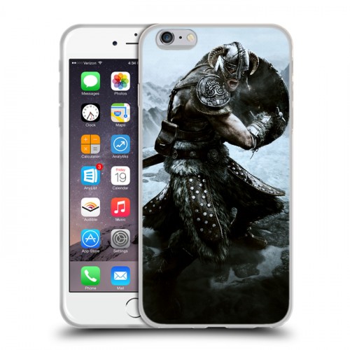 Дизайнерский силиконовый чехол для Iphone 6 Plus/6s Plus Skyrim