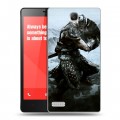 Дизайнерский силиконовый чехол для Xiaomi RedMi Note Skyrim