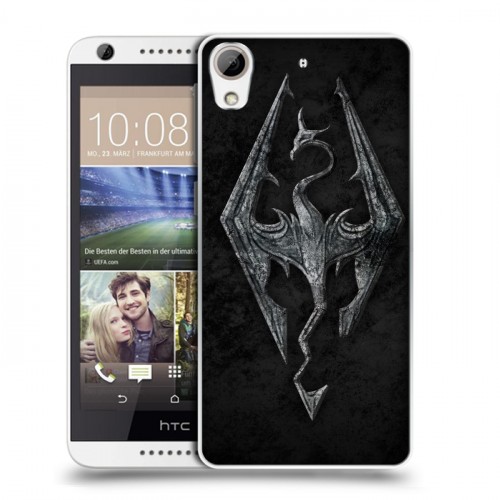 Дизайнерский силиконовый чехол для HTC Desire 626 Skyrim