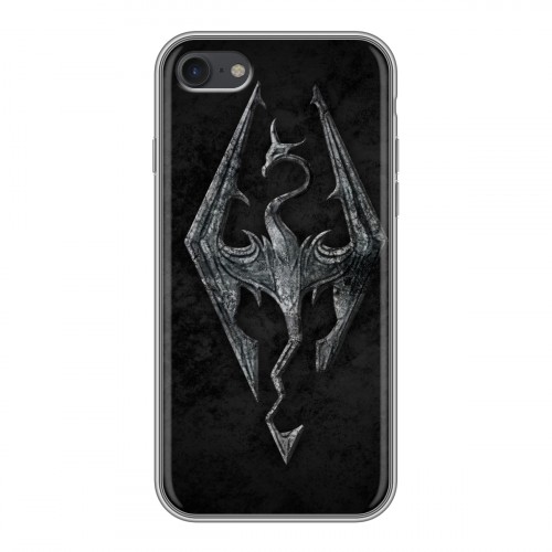 Дизайнерский силиконовый чехол для Iphone 7 Skyrim