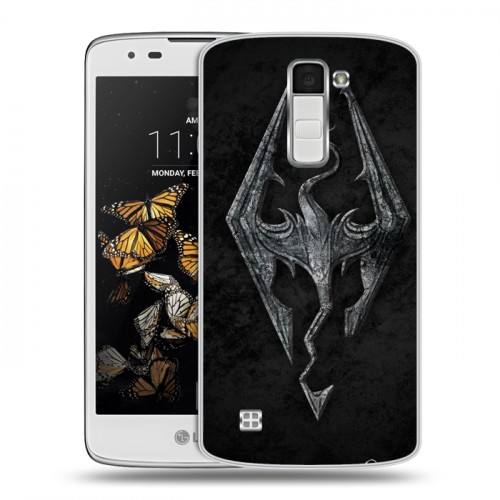 Дизайнерский пластиковый чехол для LG K8 Skyrim