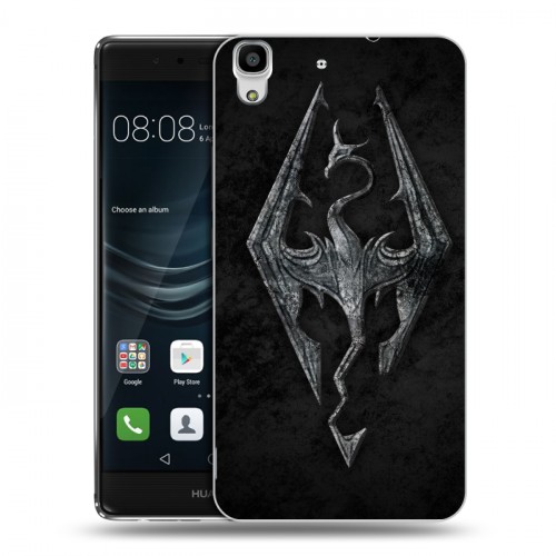 Дизайнерский пластиковый чехол для Huawei Y6II Skyrim