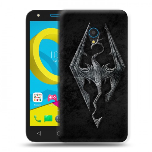 Дизайнерский пластиковый чехол для Alcatel U5 Skyrim