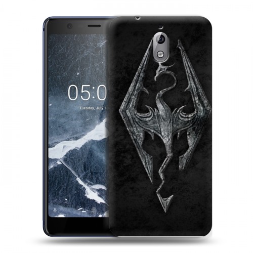 Дизайнерский силиконовый чехол для Nokia 3.1 Skyrim