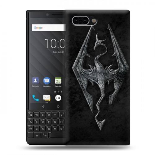 Дизайнерский пластиковый чехол для BlackBerry KEY2 Skyrim