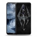 Дизайнерский пластиковый чехол для Nokia 6.1 Plus Skyrim