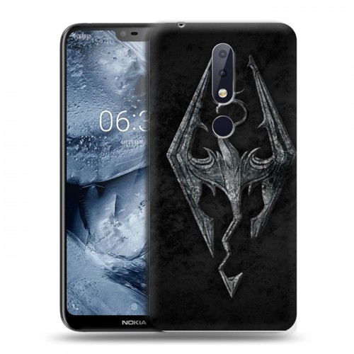 Дизайнерский пластиковый чехол для Nokia 6.1 Plus Skyrim