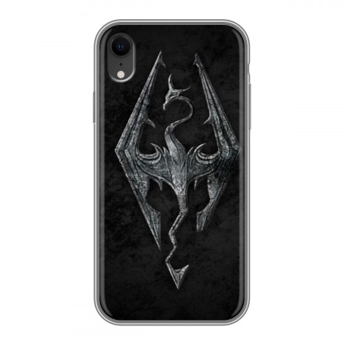 Дизайнерский силиконовый чехол для Iphone Xr Skyrim