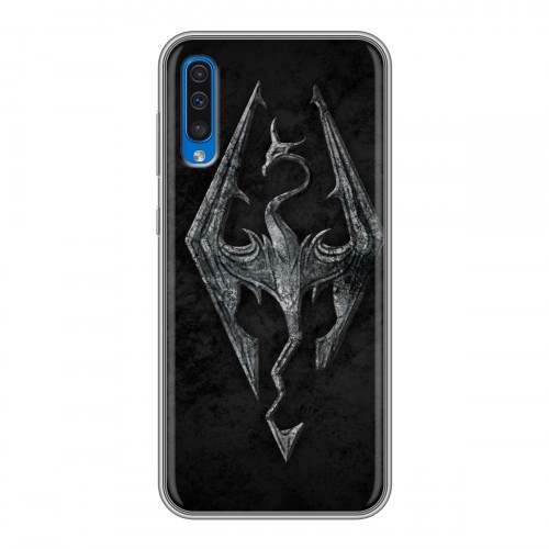 Дизайнерский силиконовый чехол для Samsung Galaxy A50 Skyrim