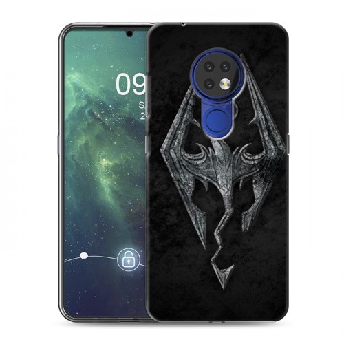 Дизайнерский силиконовый чехол для Nokia 6.2 Skyrim