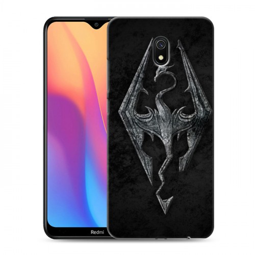 Дизайнерский силиконовый с усиленными углами чехол для Xiaomi RedMi 8A Skyrim