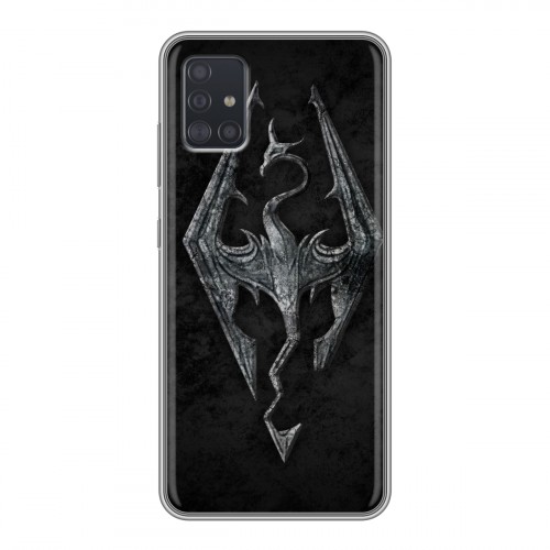 Дизайнерский силиконовый чехол для Samsung Galaxy A51 Skyrim