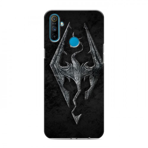 Дизайнерский силиконовый чехол для Realme C3 Skyrim