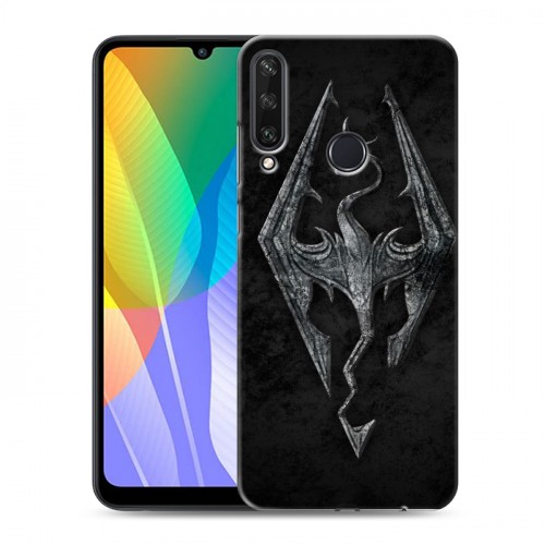 Дизайнерский пластиковый чехол для Huawei Y6p Skyrim