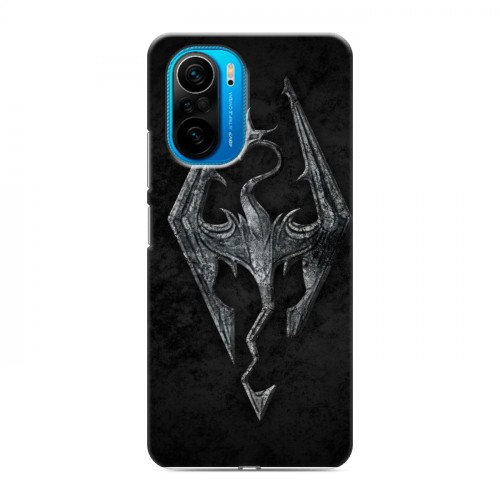 Дизайнерский силиконовый чехол для Xiaomi Poco F3 Skyrim