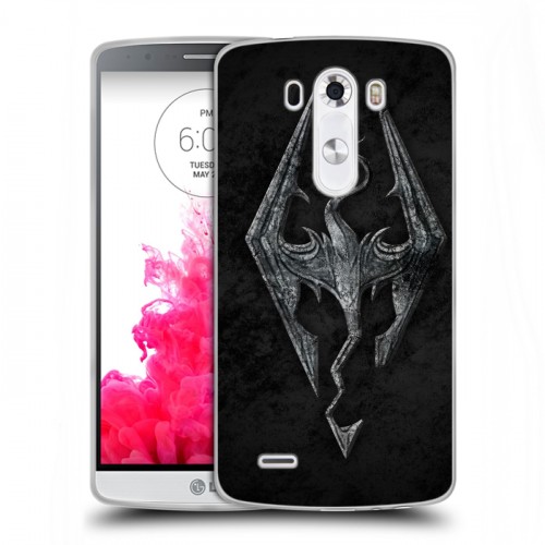 Дизайнерский пластиковый чехол для LG G3 (Dual-LTE) Skyrim