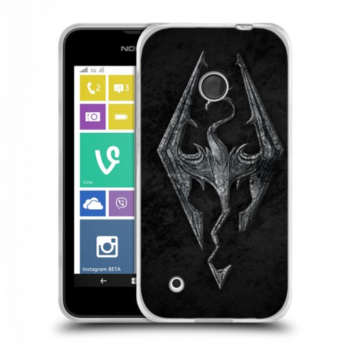 Дизайнерский пластиковый чехол для Nokia Lumia 530 Skyrim