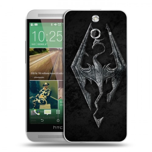 Дизайнерский пластиковый чехол для HTC One E8 Skyrim