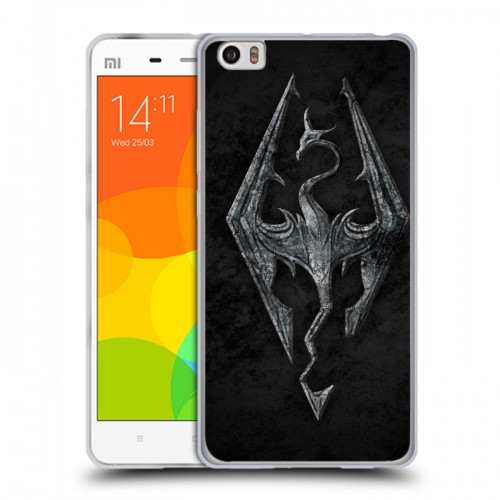 Дизайнерский силиконовый чехол для Xiaomi Mi Note Skyrim