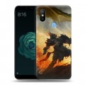 Дизайнерский силиконовый чехол для Xiaomi Mi A2 Skyrim