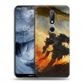 Дизайнерский силиконовый чехол для Nokia 6.1 Plus Skyrim