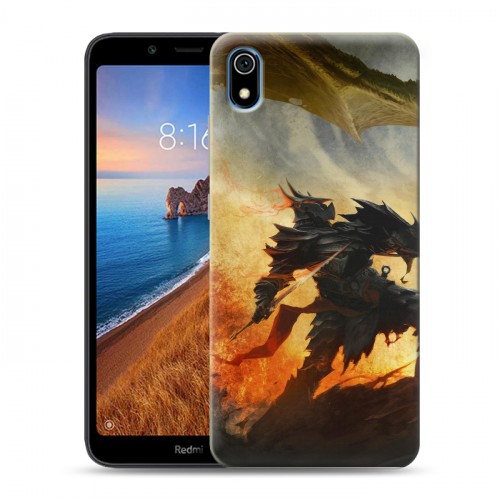 Дизайнерский силиконовый чехол для Xiaomi RedMi 7A Skyrim