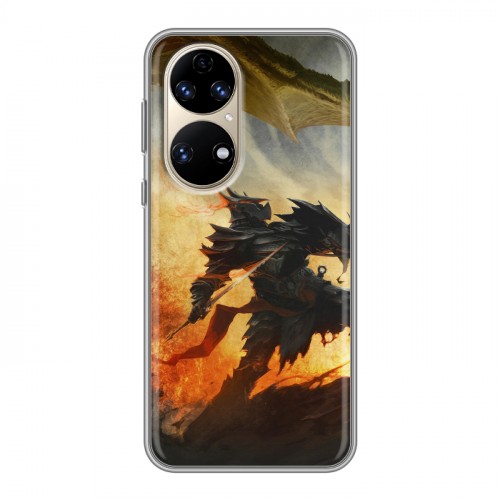 Дизайнерский силиконовый чехол для Huawei P50 Pro Skyrim