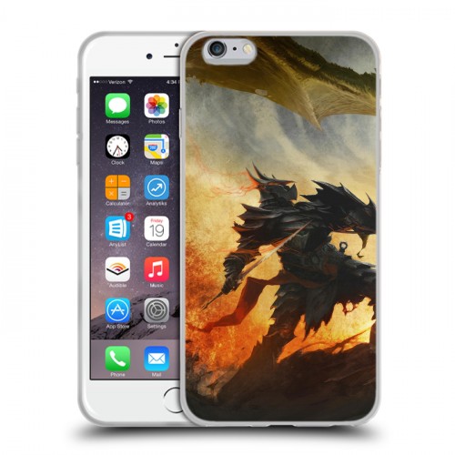 Дизайнерский силиконовый чехол для Iphone 6 Plus/6s Plus Skyrim