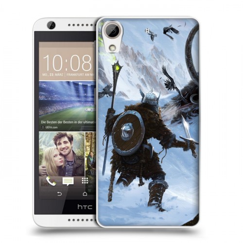 Дизайнерский силиконовый чехол для HTC Desire 626 Skyrim