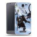 Дизайнерский силиконовый чехол для ZTE Blade L5 Skyrim