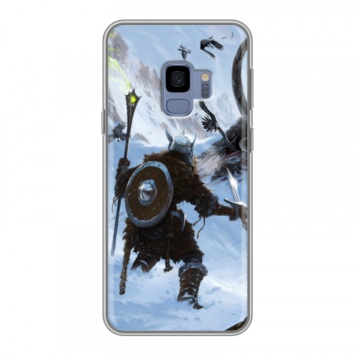 Дизайнерский пластиковый чехол для Samsung Galaxy S9 Skyrim