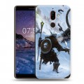 Дизайнерский пластиковый чехол для Nokia 7 Plus Skyrim