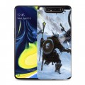 Дизайнерский пластиковый чехол для Samsung Galaxy A80 Skyrim