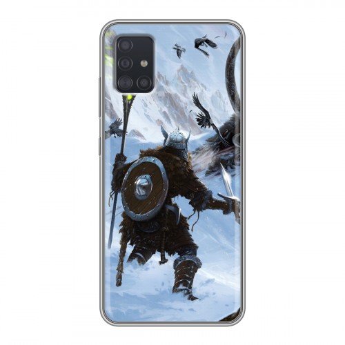 Дизайнерский силиконовый чехол для Samsung Galaxy A51 Skyrim