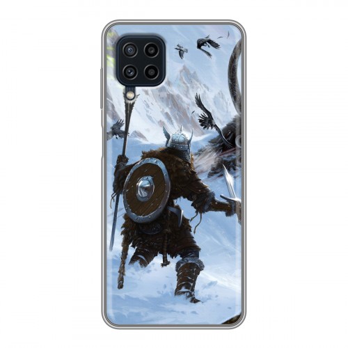 Дизайнерский силиконовый чехол для Samsung Galaxy A22 Skyrim