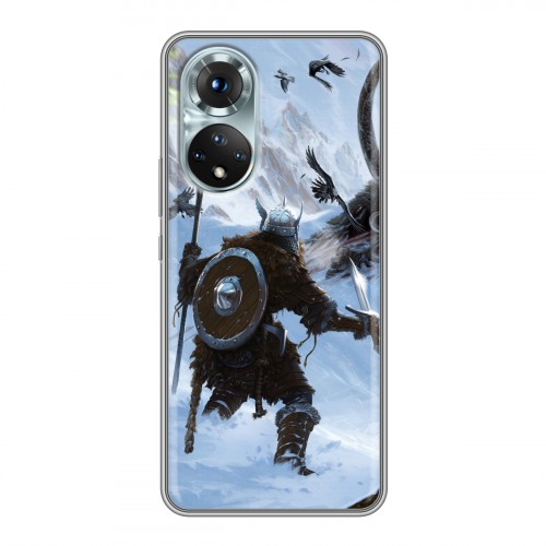 Дизайнерский силиконовый чехол для Huawei Honor 50 Skyrim