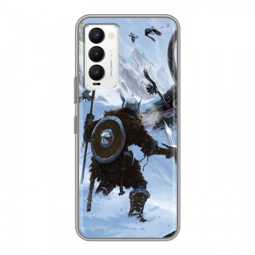 Дизайнерский силиконовый чехол для Tecno Camon 18 Skyrim