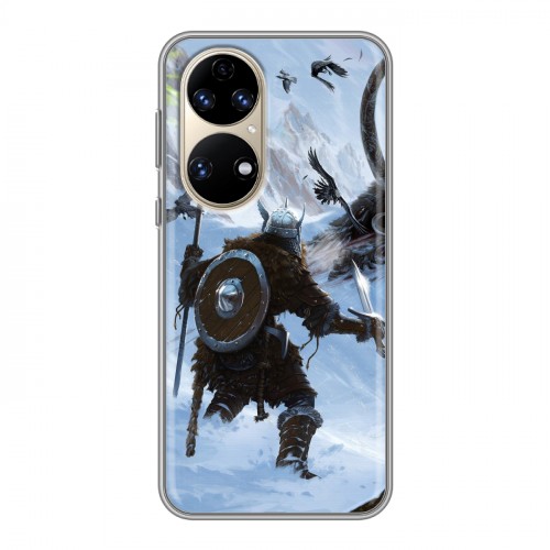 Дизайнерский силиконовый чехол для Huawei P50 Pro Skyrim