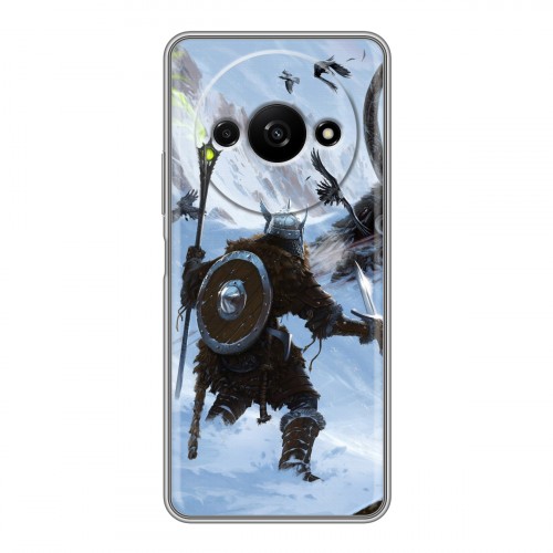 Дизайнерский силиконовый чехол для Xiaomi RedMi A3 Skyrim